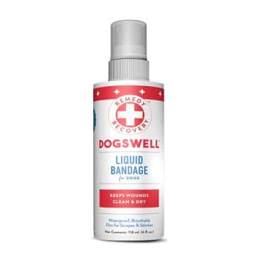 Remedy+Recovery Liquid Bandage for Dogs and DOGSWELL Remedy+Recovery Styptic Blood Stopper Powder