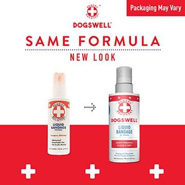 Remedy+Recovery Liquid Bandage for Dogs and DOGSWELL Remedy+Recovery Styptic Blood Stopper Powder