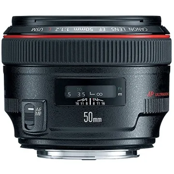 Canon EF 50mm f/1.2L USM Lens - Professional Low Light & Portrait Photography
