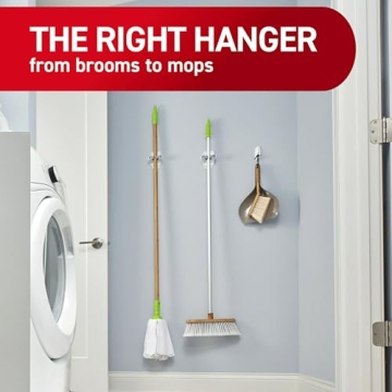 Command Broom and Mop Grippers for Home Organization