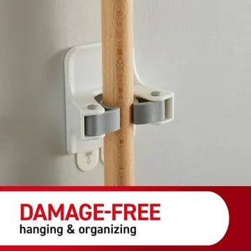 Command Broom and Mop Grippers for Home Organization