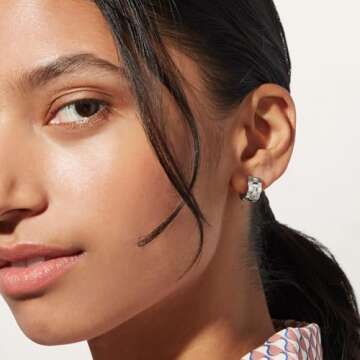 Ana Luisa Eden Huggie Hoop Earrings - Stylish & Hypoallergenic