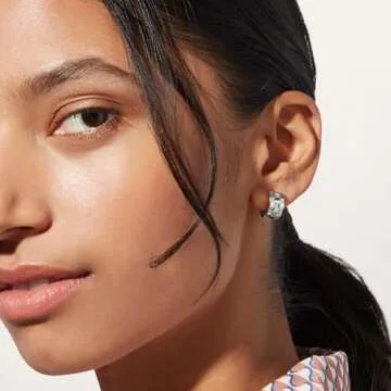 Ana Luisa Eden Huggie Hoop Earrings - Stylish & Hypoallergenic