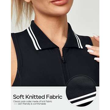 Golf Dress Tennis Dresses for Women with Built in Shorts and Bra 3 Pockets Athletic Dress Workout Dress for Active