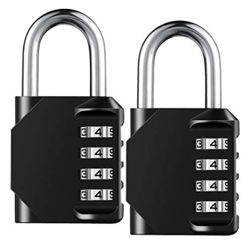 Combination Lock Resettable 4 Digit Padlock with Combination, AIHYTU Waterproof and Heavy Duty Combi...
