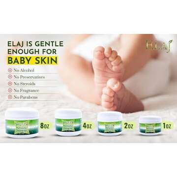 Natural Eczema Relief Lotion for Sensitive Skin Care