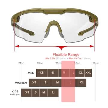 HTS HUNTERSKY HTS ballistic Glasses men S57 safety glasses tactical glasses, eye protection for shooting range OSHA Medical Dental