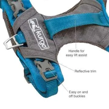 Kurgo Journey Air Dog Harness for Active Dogs Outdoor