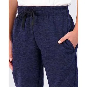 3 Pack Boys Girls Athletic Sweatpants for Active Kids