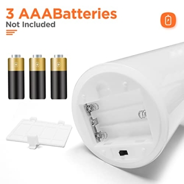 Stylish Glass LED Flameless Candles with Remote Controls