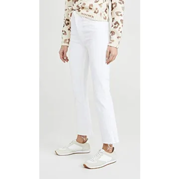 MOTHER Women's The Hustler Ankle Fray Jeans