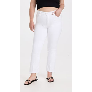 MOTHER Women's The Hustler Ankle Fray Jeans