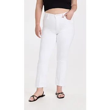 MOTHER Women's The Hustler Ankle Fray Jeans