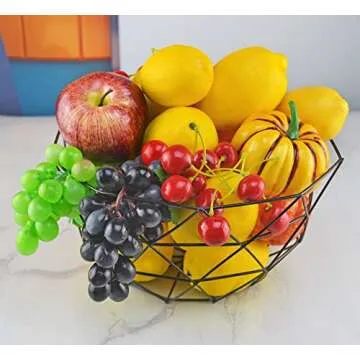 JEDFORE 10pcs Artificial Lemons Simulation Lifelike Lemons Fake Fruit for Home Kitchen Wedding Party Decoration Photography (Big Size, Yellow)
