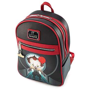 Loungefly x IT Sewer Scene - You'll Float Too Pennywise Mini Backpack