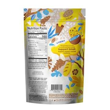 Suncore Foods Organic Snow Quinoa Flakes, Gluten-Free, Non-GMO, 8oz (1 Pack)