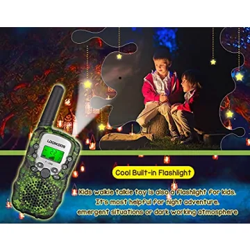 LOOIKOOS Walkie Talkies - Durable Kids Toy with Long Range