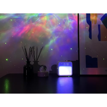 AIRIVO Alarm Clock Night Lights with Soothing Sound Options