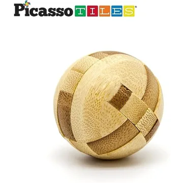 Interlocking Sensory Wooden Burr Cube Toy