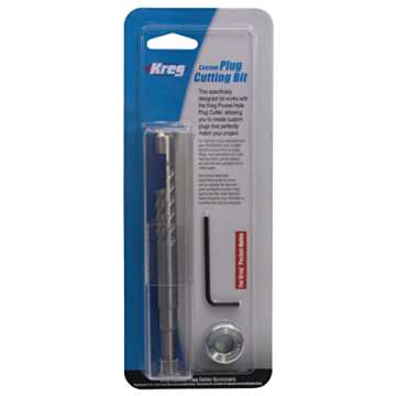 Kreg KPC1020 Custom Plug Cutting Bit for Effortless Woodworking
