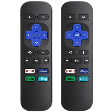 Replacement Remote for Roku Devices - 2 Pack