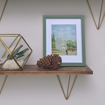 Muzilife Rustic 8x10 Wood Picture Frame for Wall or Tabletop