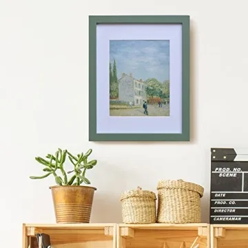 Muzilife Rustic 8x10 Wood Picture Frame for Wall or Tabletop