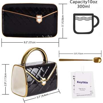 Handbag Shaped Coffee Mug Set - Koythin
