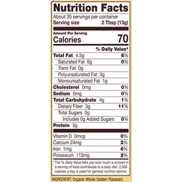 Bob's Red Mill Golden Flaxseed Meal 16oz - Healthy Nutrition