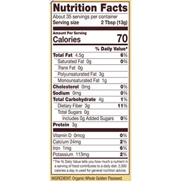 Bob's Red Mill Golden Flaxseed Meal 16oz - Healthy Nutrition