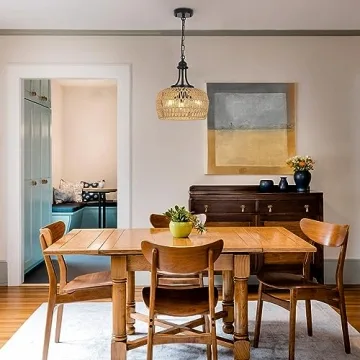 Stunning 3-Light Boho Rattan Chandelier for Any Room