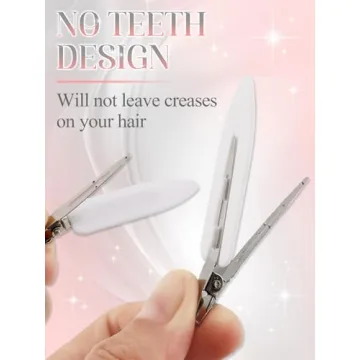 No Bend No Crease Hair Clips - 8 Pcs for Stylish Looks