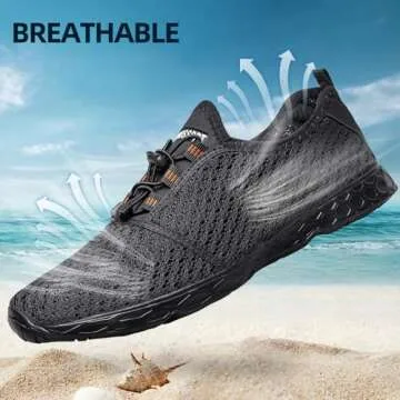 Quick-Drying DOUSSPRT Men's Water Shoes for Aquatic Fun