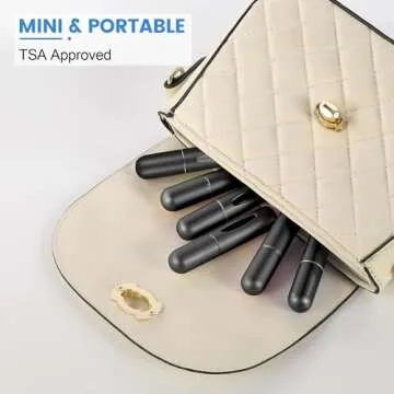 Travel Perfume Mini Spray Bottles Set of 6 Refillable