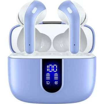 TAGRY Wireless Earbuds - 60H Playtime & IPX5 Waterproof