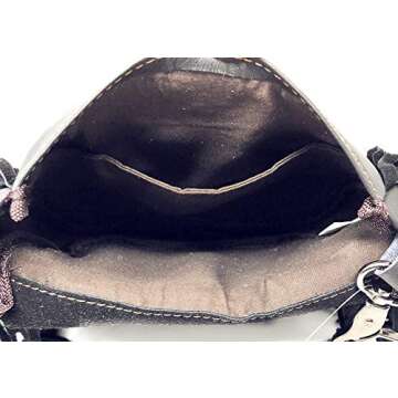 Stylish Western Floral Tooled Fringe Leather Bag for Women