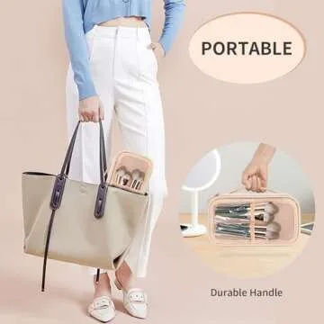 OCHEAL Clear Makeup Bag for Stylish Travel Storage