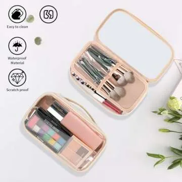 OCHEAL Clear Makeup Bag for Stylish Travel Storage
