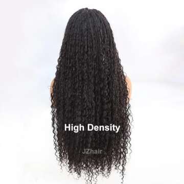 JZhair Boho Box Braids Wig - 24 Inch Natural Style