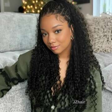JZhair Boho Box Braids Wig - 24 Inch Natural Style
