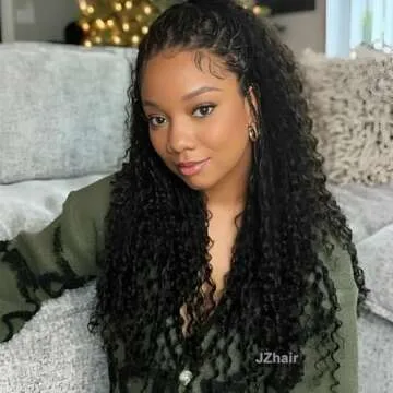 JZhair Boho Box Braids Wig - 24 Inch Natural Style