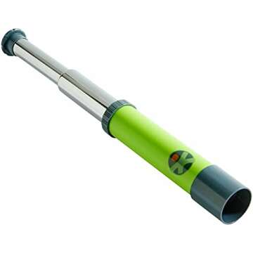 HABA Terra Kids Children's Spyglass Telescope with Metal Ocular Extension - Enlarges 30 Times