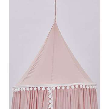 Enchanting SWHRIOPD Princess Bed Canopy for Kids