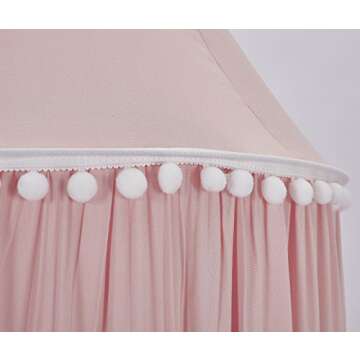 Enchanting SWHRIOPD Princess Bed Canopy for Kids