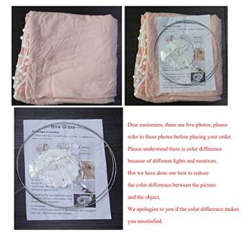 Enchanting SWHRIOPD Princess Bed Canopy for Kids