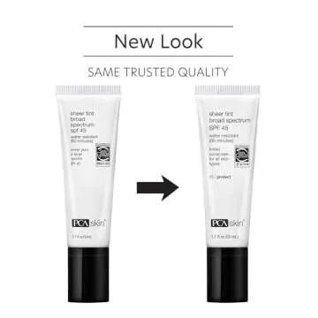 PCA SKIN Sheer Tinted Sunscreen, SPF 45 Broad Spectrum Sunscreen, Water Resistant, Made With Physica...