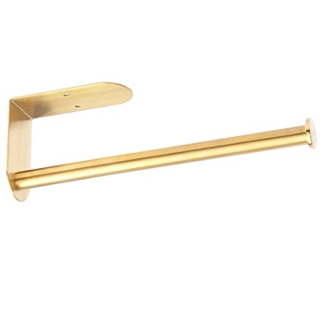 Gold Paper Towel Holder - Elegant & Easy Install