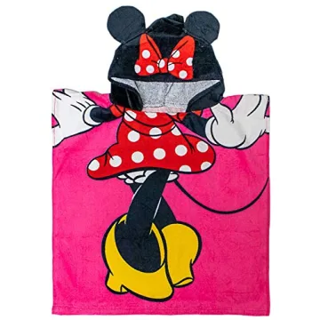 Jay Franco Disney Minnie Mouse Kids Bath/Pool/Beach Hooded Poncho