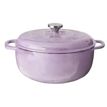 Lodge Enameled Cast Iron Dutch Oven 6 Quart Lilac