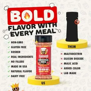 Flavor God BBQ Rub - Natural Spice for Grilling and More